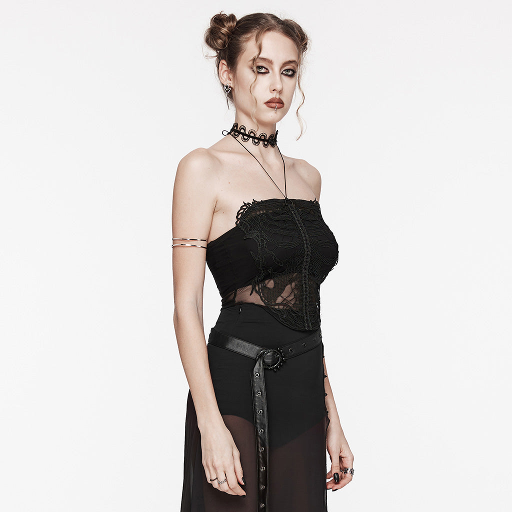 SKELETON GOTHIC RIB TOP