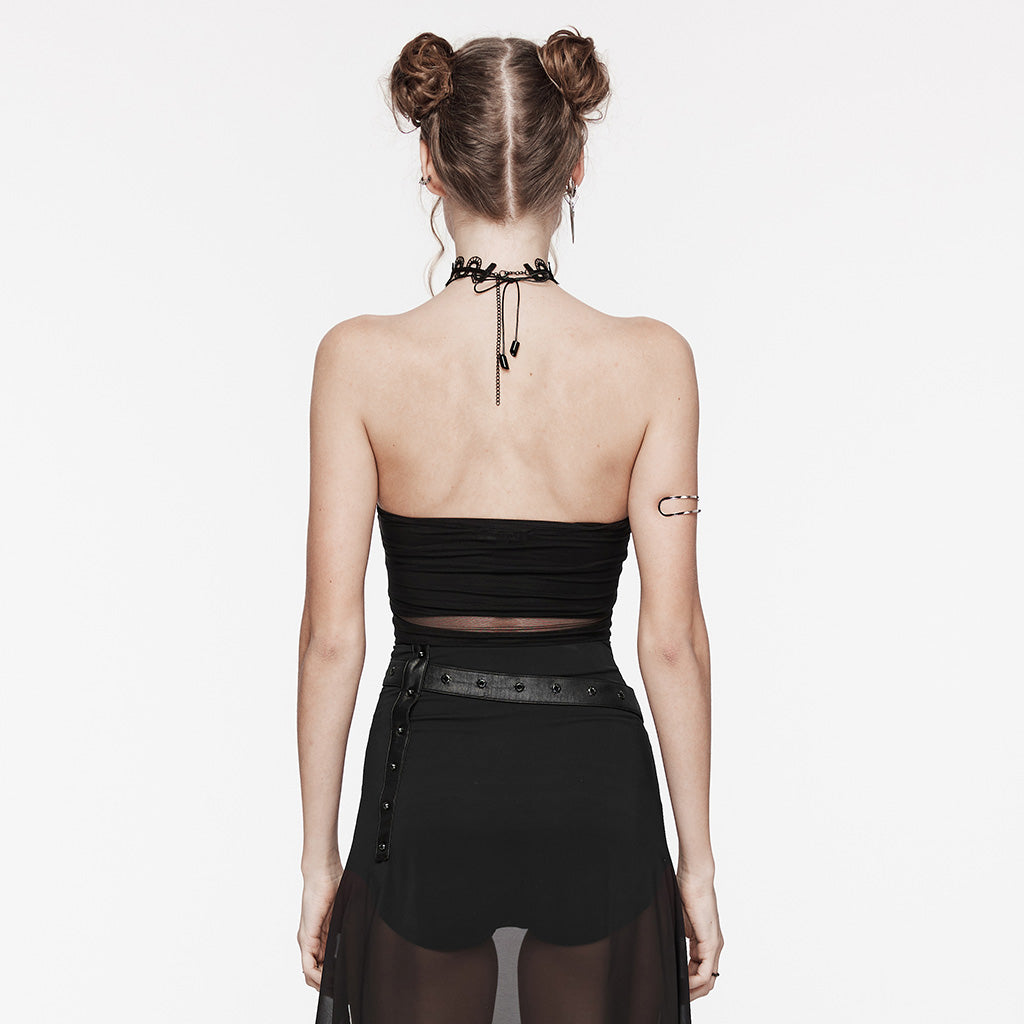 SKELETON GOTHIC RIB TOP