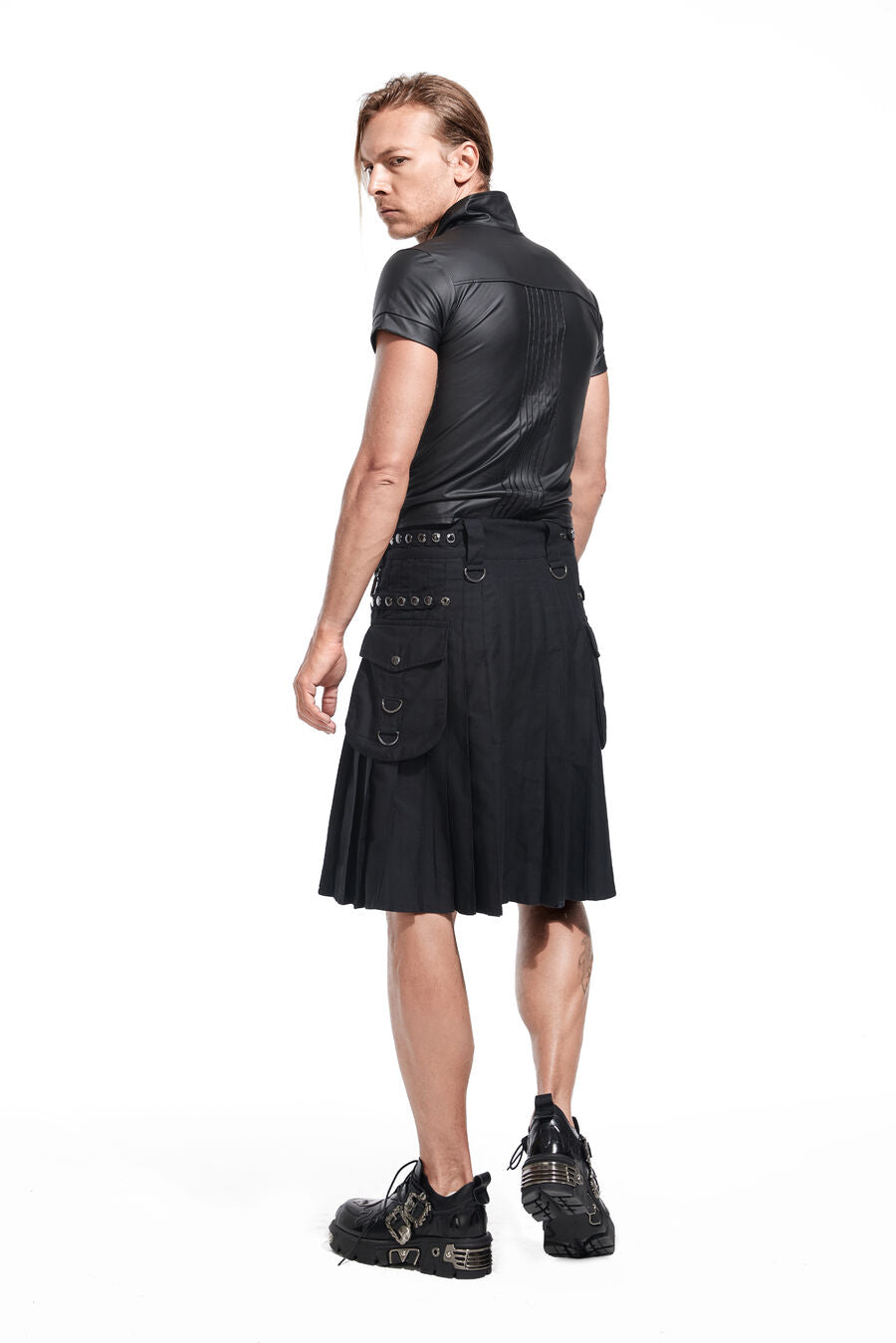 KILT GOTHIQUE A PRESSION