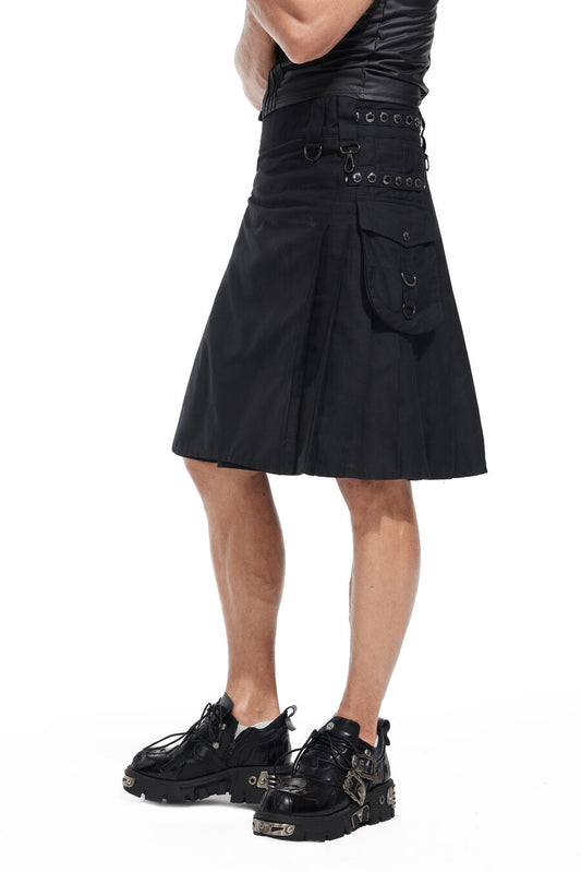 KILT GOTHIQUE A PRESSION