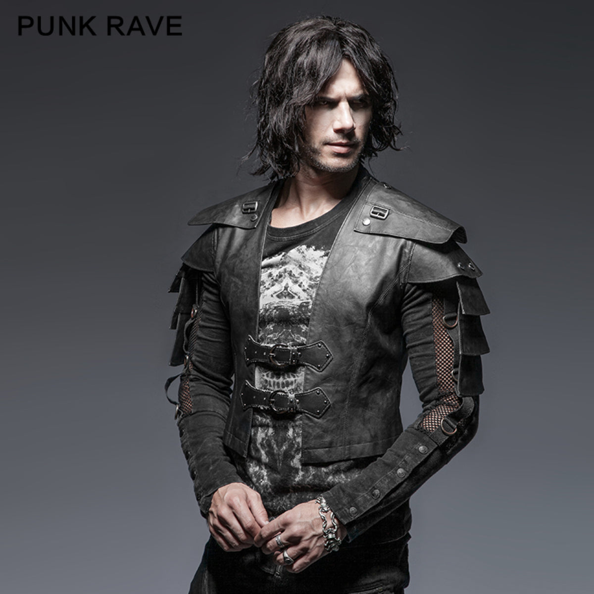 Gilet gladiateur similicuir
