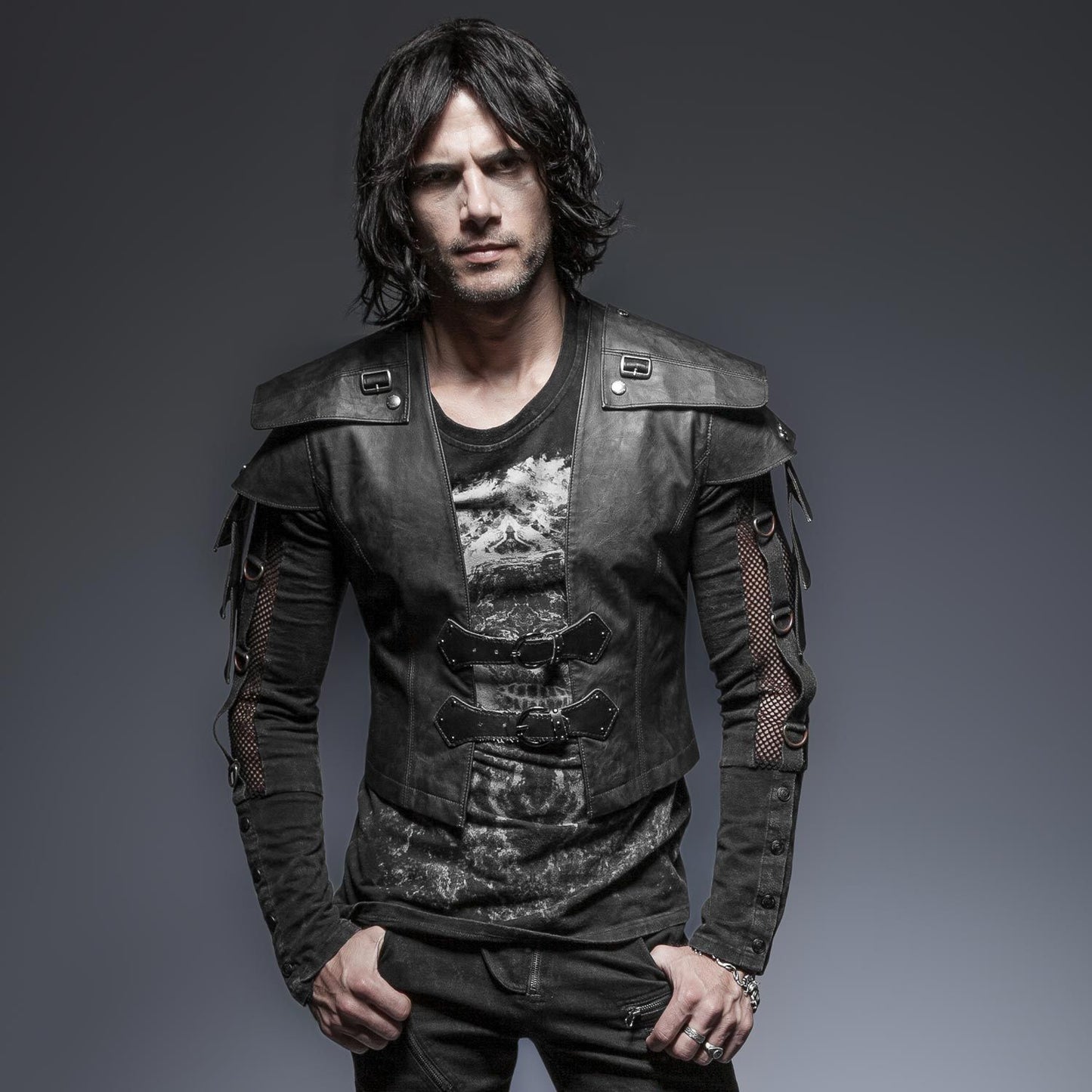 Gilet gladiateur similicuir