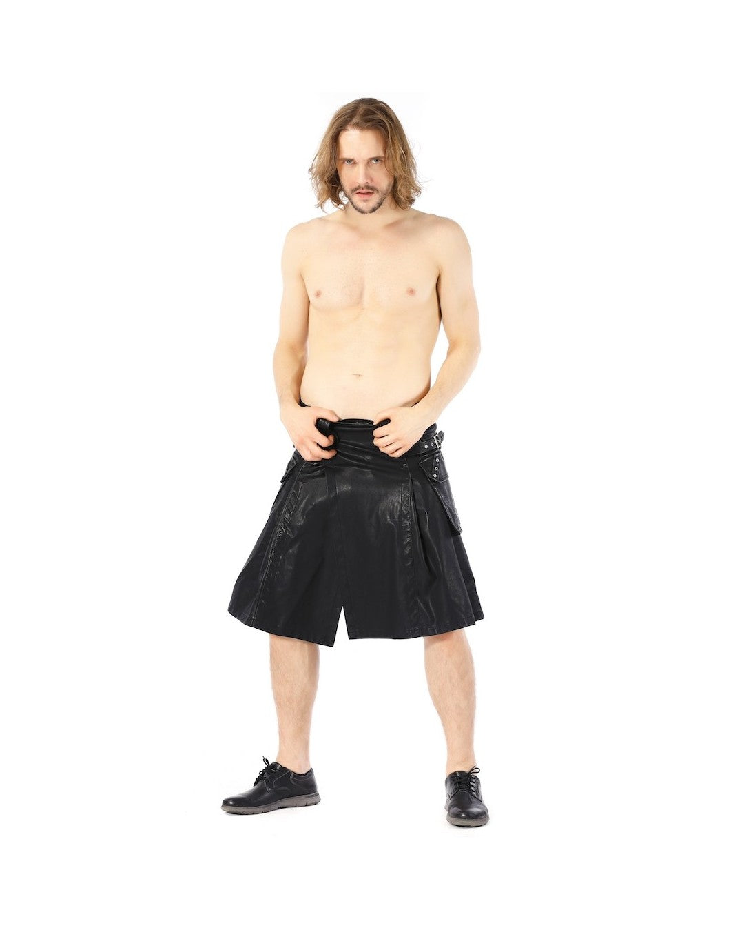 KILT GOTHIQUE EN SIMILICUIR