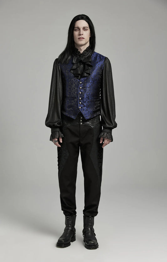 Gilet gothique ELEGANT BLEU