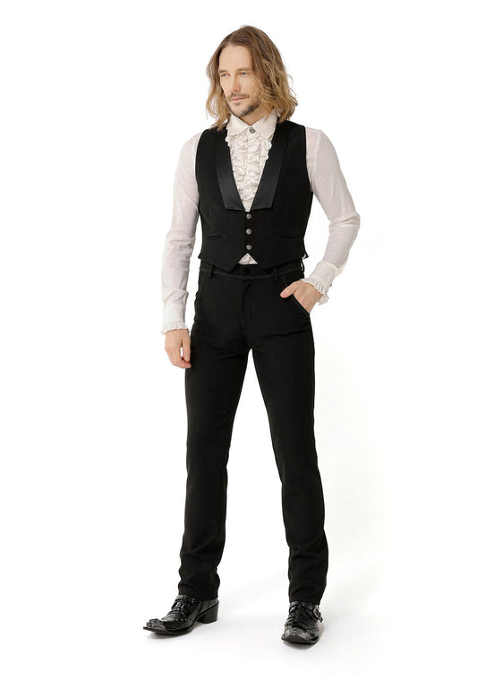 Pantalon Gothique Aristocrate Noir