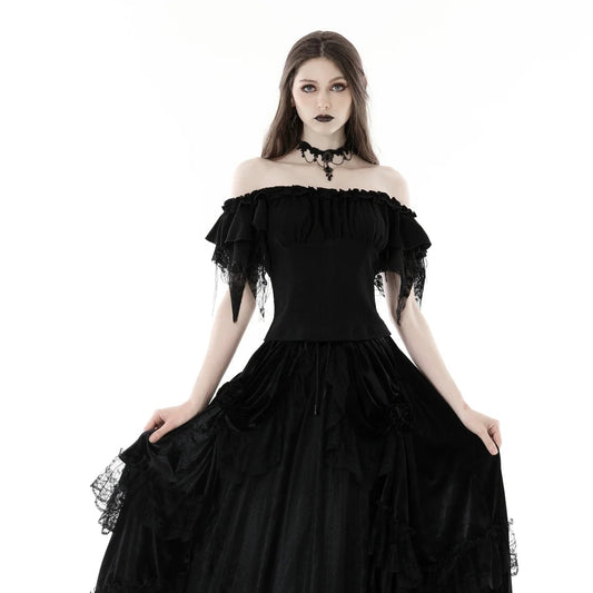 TOP GOTHIQUE "FORGOTEN"