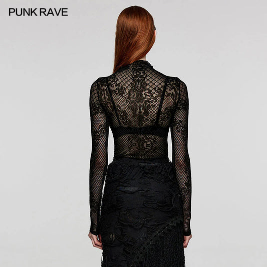 TSHIRT MESH GOTHIQUE