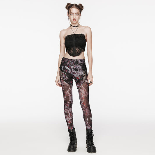 SKELETON GOTHIC RIB TOP