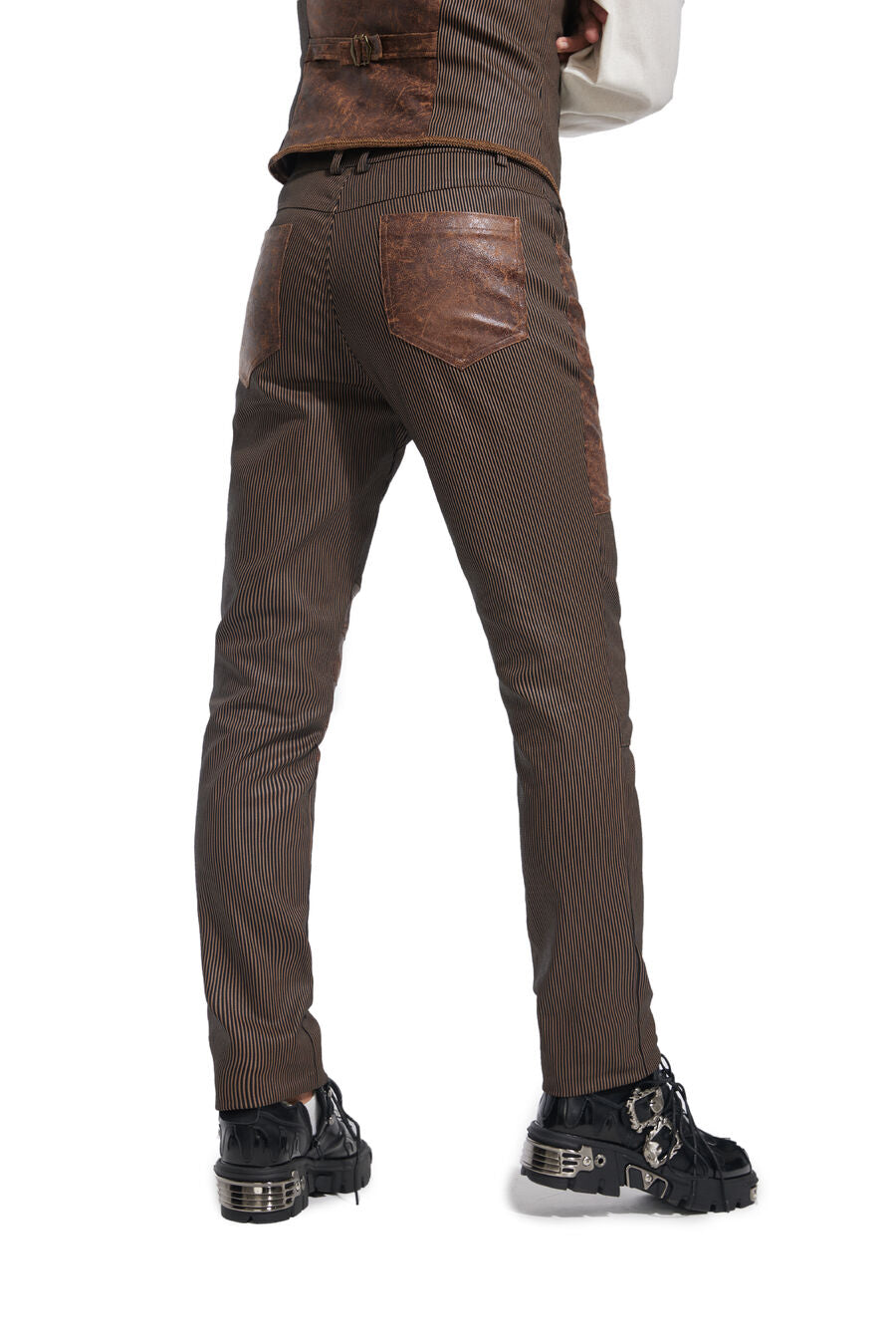 Pantalon steampunk MARRON