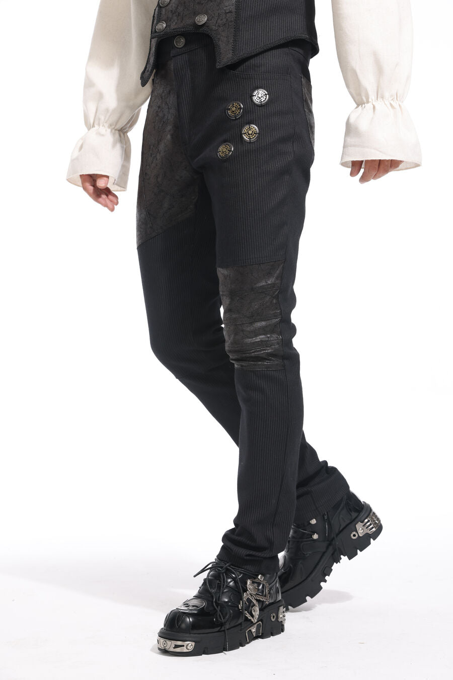 Pantalon steampunk NOIR