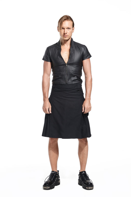 KILT GOTHIQUE A PRESSION