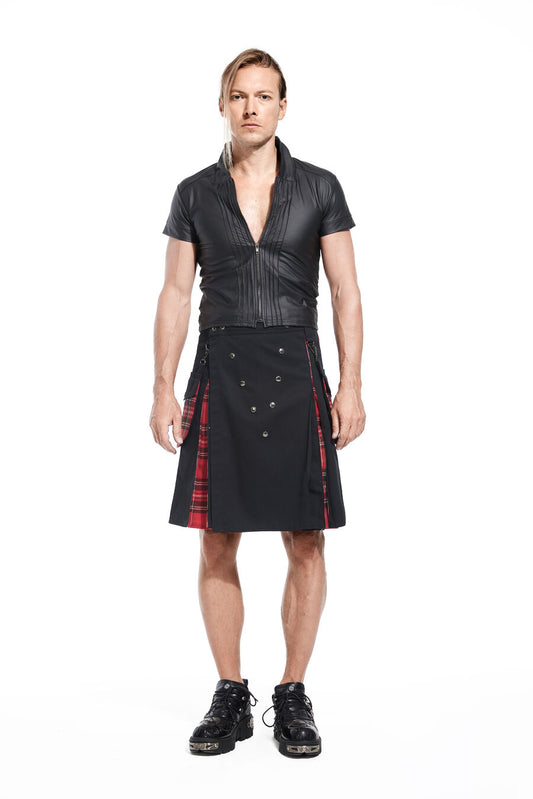 Utility kilt rouge