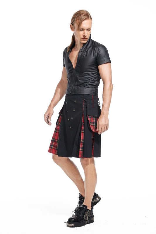 Utility kilt rouge