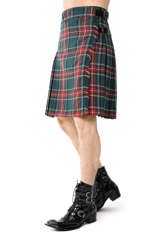 KILT GOTHIQUE POUR HOMME VERT