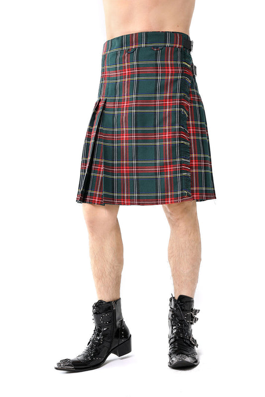 KILT GOTHIQUE POUR HOMME VERT