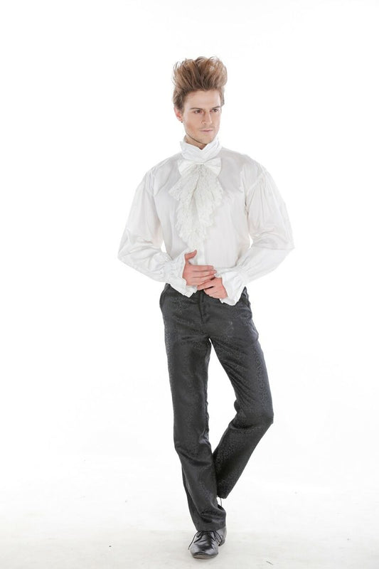 Pantalon gothique à brocard pour homme